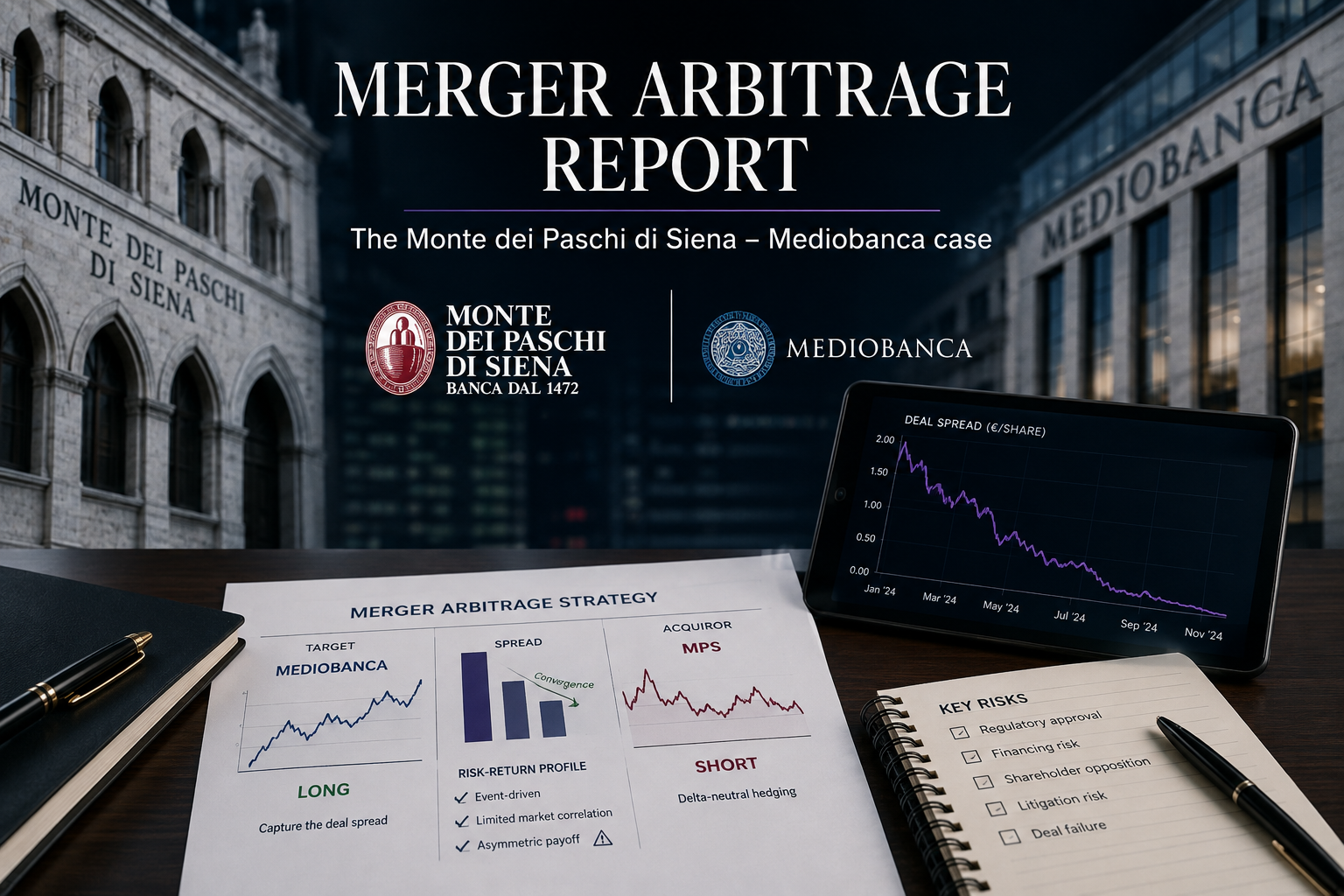 Merger Arbitrage in Practice: The MPS–Mediobanca Transaction